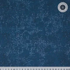 Moda Baumwollstoff - Zen Chic Spotted - Simply Cozy - Navy